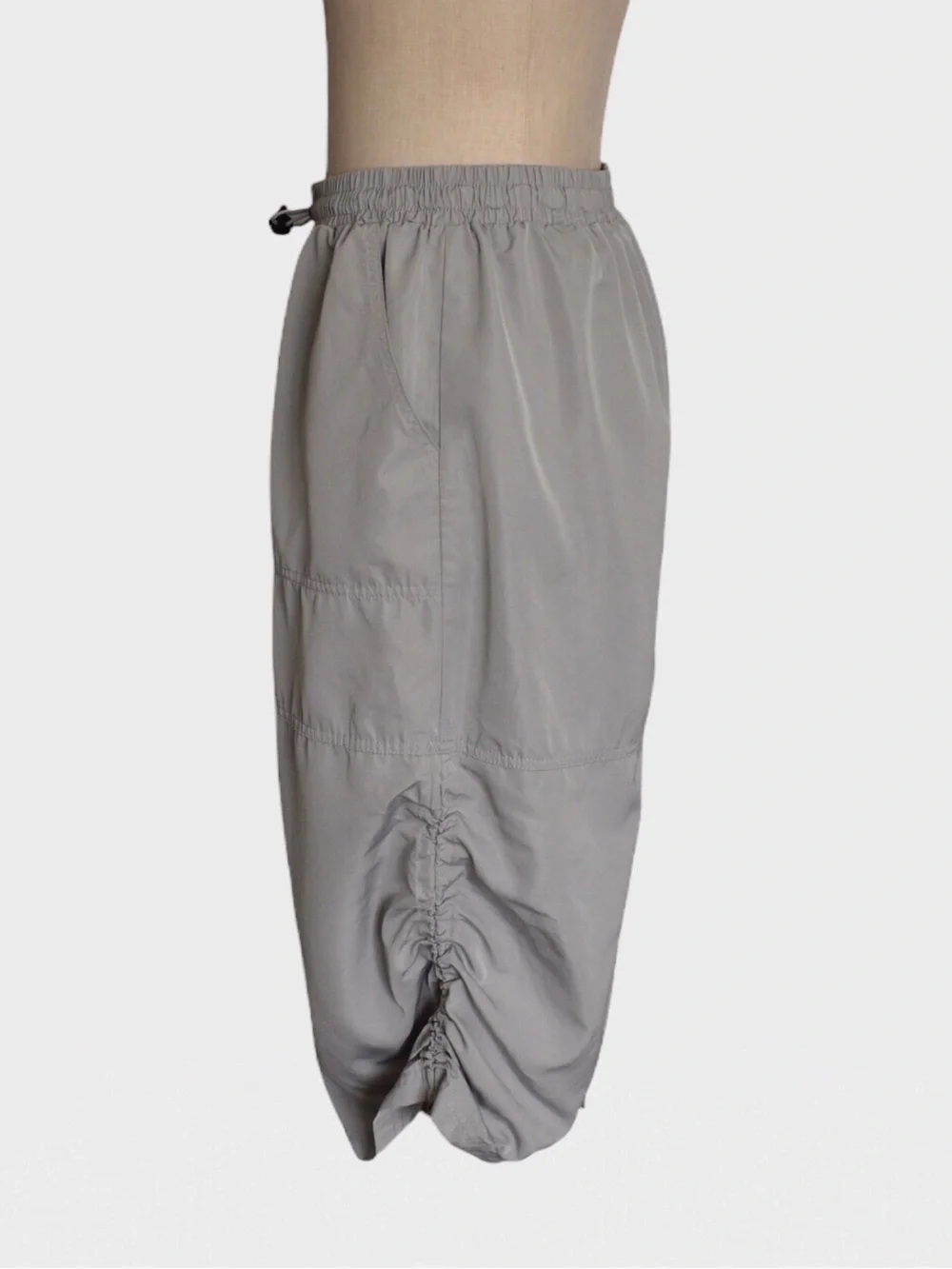 Wild Fable Parachute Cargo Drawstring Ruched Skirt